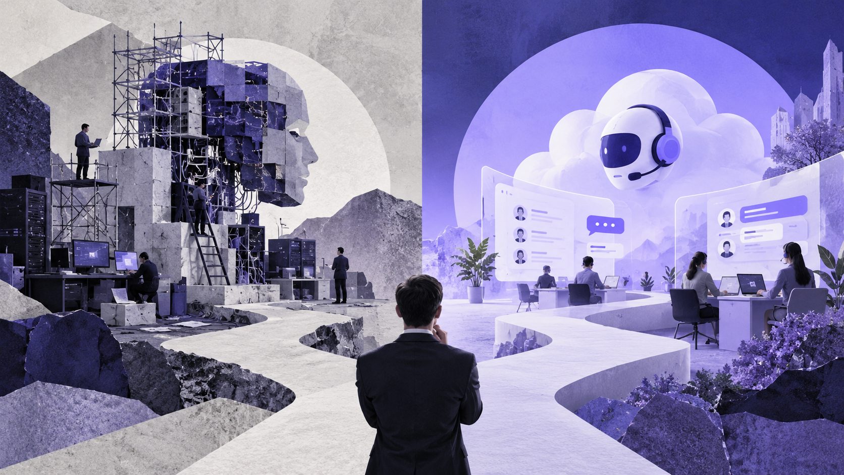 自建AI客服与购买成熟SaaS总拥有成本分析对比模型